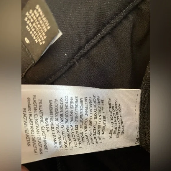 NWOT RLL black label dress pants highrise 4 black straight-leg - Picture 8 of 8